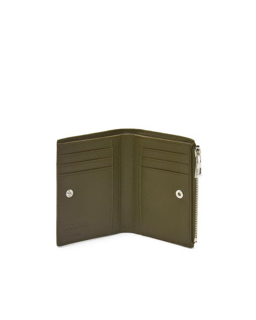 Loewe Green Slim Compact Walllet for men