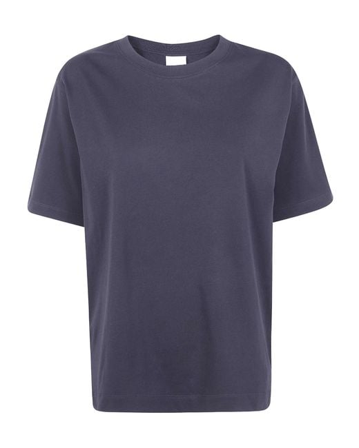 Dries Van Noten Blue Short-Sleeved Crewneck T-Shirt