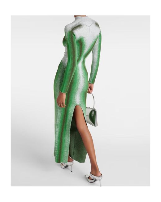 Y. Project Green Printed Knit Maxi Dress