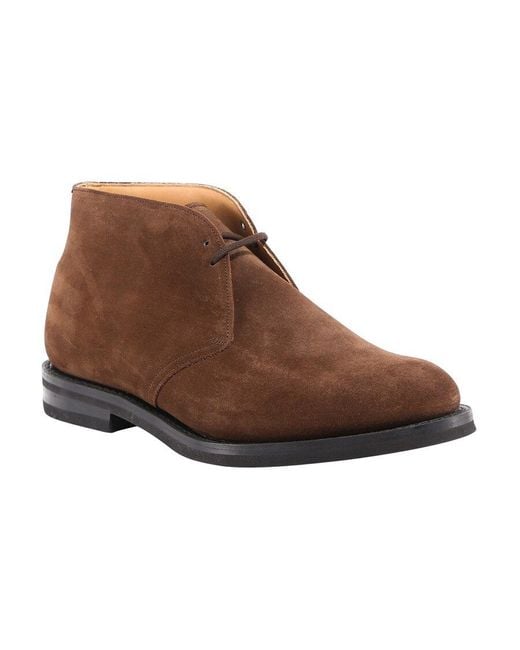 Church's Brown Lace Up Boots for men