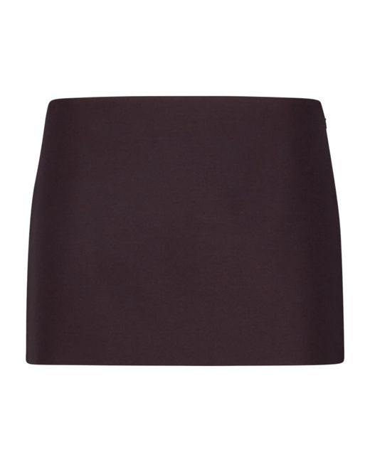 Khaite Purple Mini Skirt