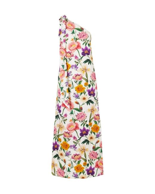 Borgo De Nor White Elegant Satin Dress