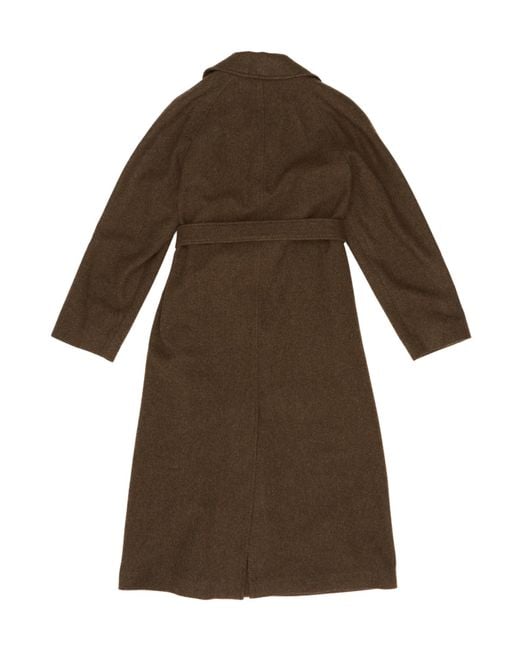 Loro Piana Brown Belted Coat