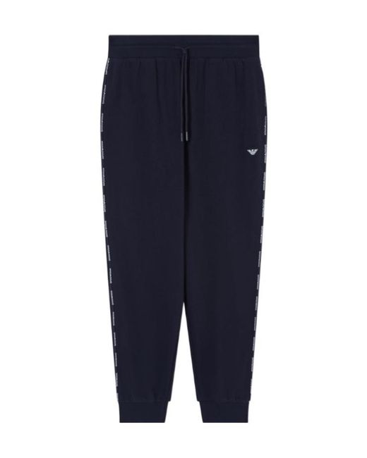 Emporio Armani Blue Sports Trousers for men