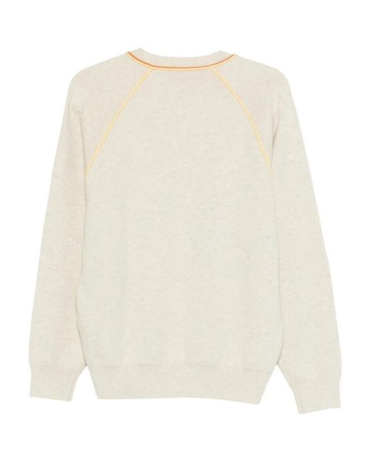 Isabel Marant White Crew-Neck Sweater for men