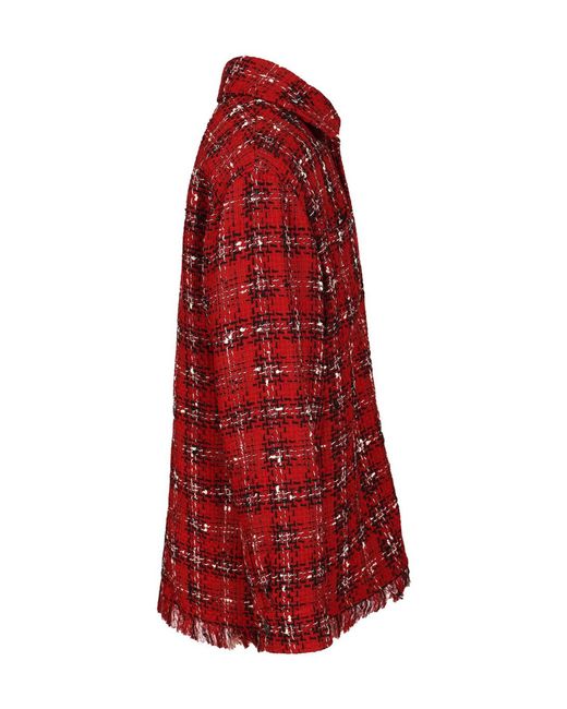 Amiri Red Tweed Jackets for men
