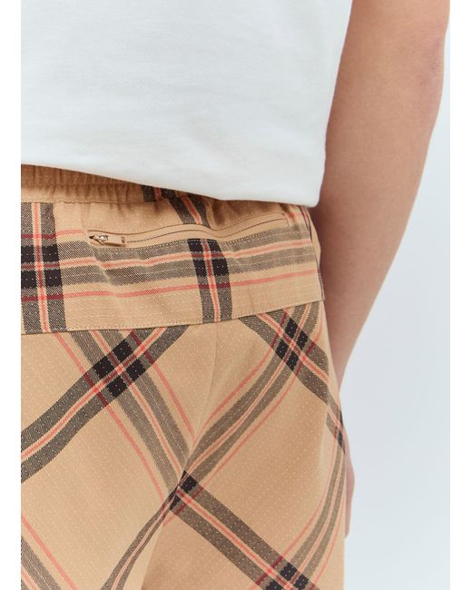 Adidas by Wales Bonner Natural Adidas Originals X Wales Bonner Checked Shorts for men