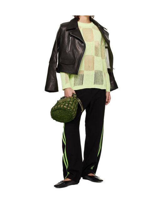 OPEN YY Multicolor Plaid Sweater
