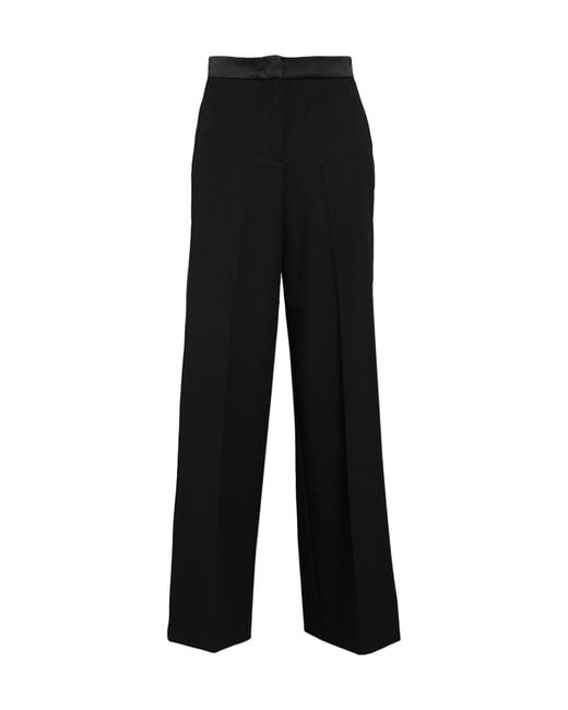 MAX&Co. Black Wide-Leg Casual Pants
