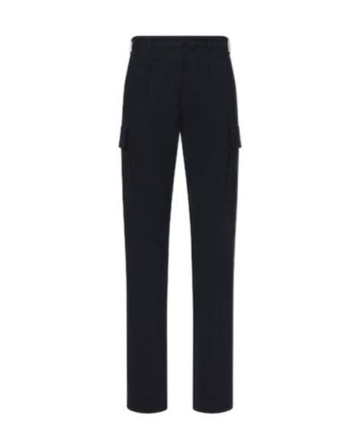 Ralph Lauren Blue Cotton-Blend Cargo Pants for men