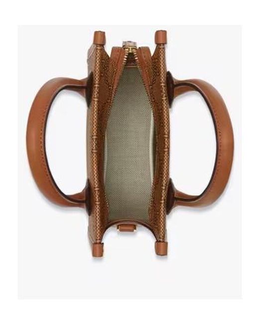 MCM Brown Himmel Lauretos Tote Bag