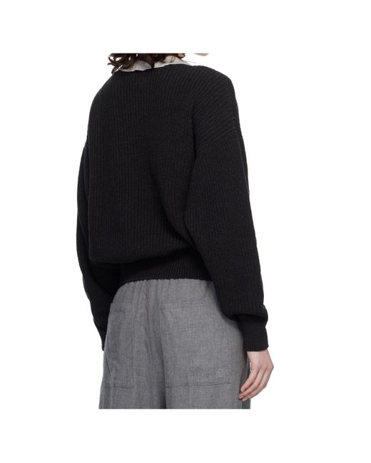 Baserange Black Long Sleeve Sweater