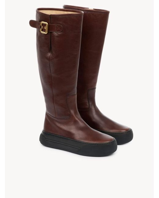 Chloé Brown Delia Boot