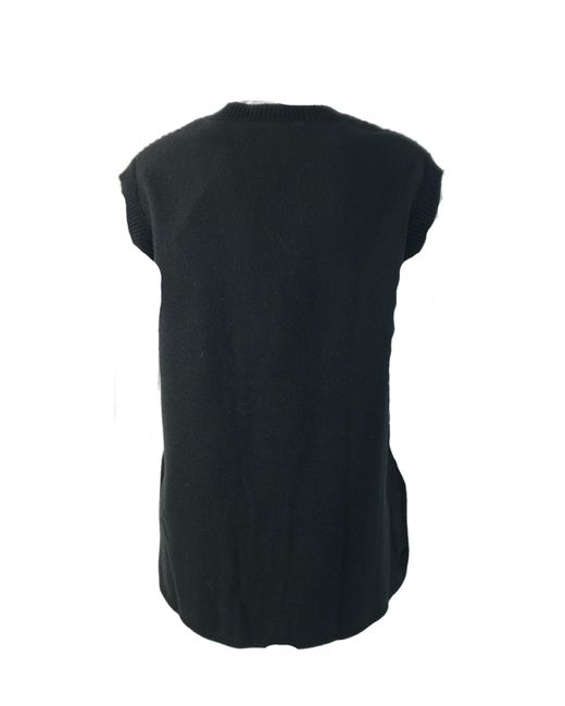Max Mara Black Sleeveless Sweater