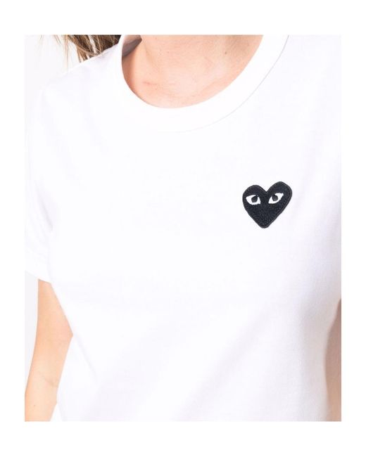 Comme des Garçons White Short-Sleeved T-Shirt for men