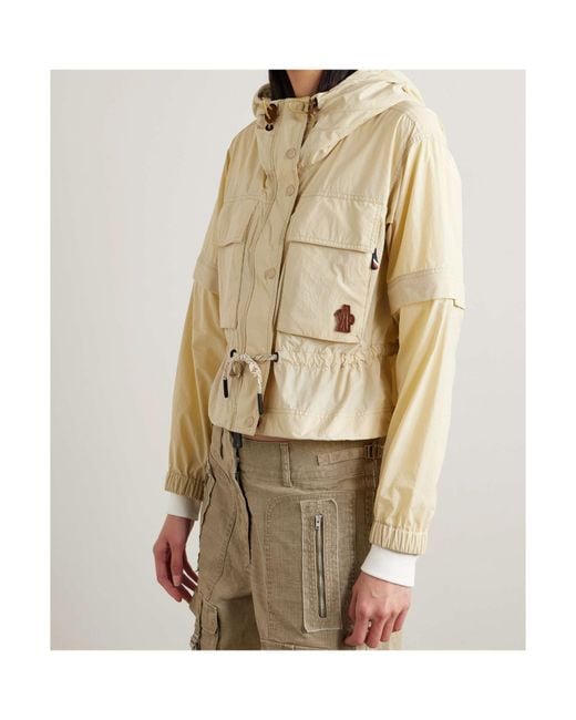 Moncler Metallic Long-Sleeved Casual Jacket