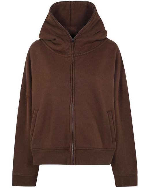 Entire studios Brown Zip-Fastening Hoodie
