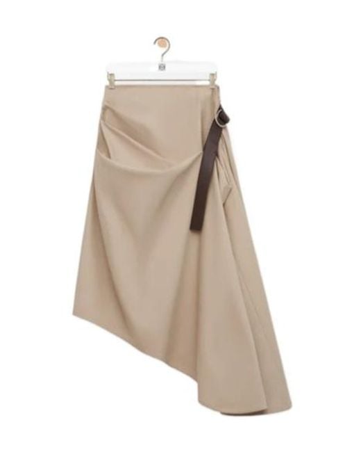 Loewe Natural Belted Skirt