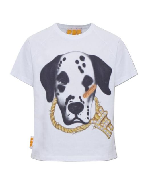 PDF CHANNEL Gray Printed T-Shirt for men