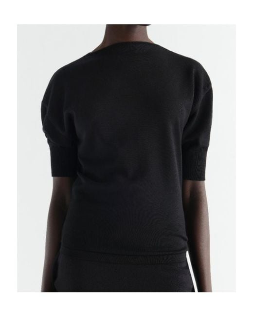 Lemaire Black Short Sleeved Jumper