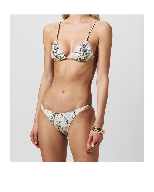 St. Agni White Slim Bikini Briefs