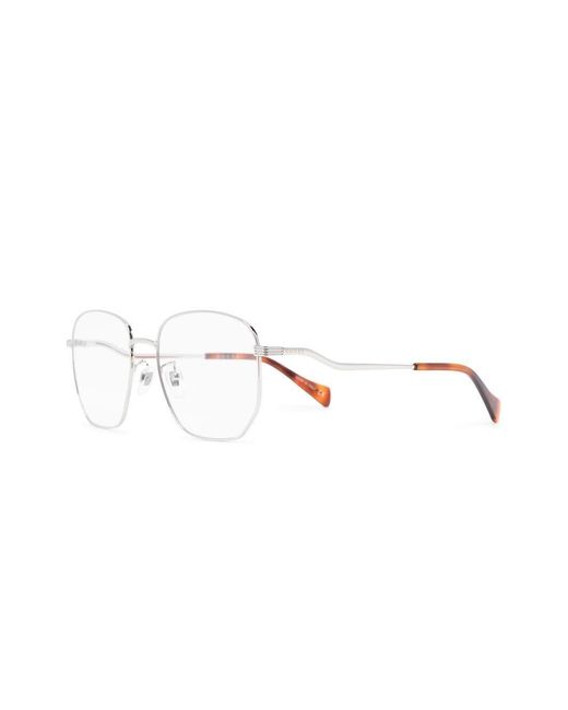 Gucci Natural Eyewear Square Frame Glasses