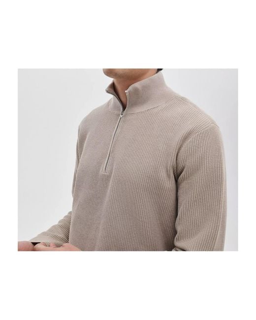 Rag & Bone Natural Caden Quarter-Zip Sweater for men