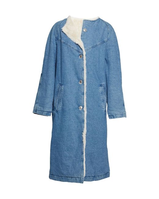 Isabel Marant Blue Simple Denim Coat