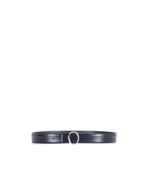 Orciani Blue Oval Buckle Belt for men