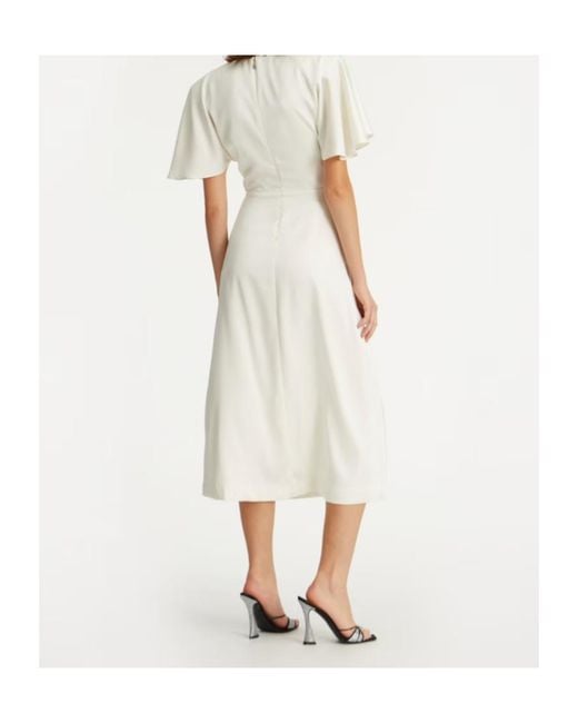 ROTATE BIRGER CHRISTENSEN White Verilly Tea Dress