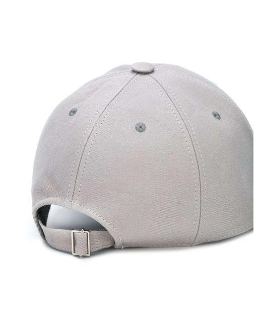 Thom Browne White Classic Baseball Cap for men