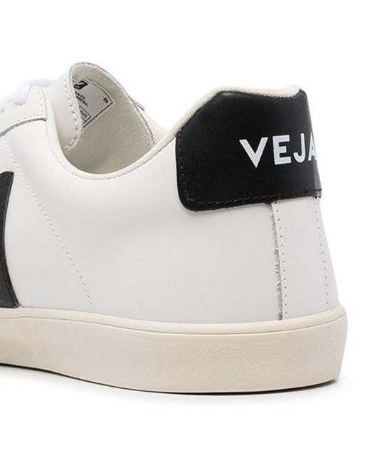 Veja White Esplar V-10 Lace-Up Sneakers