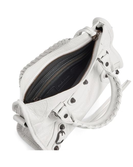 Balenciaga White Le City Mini Tote Bag