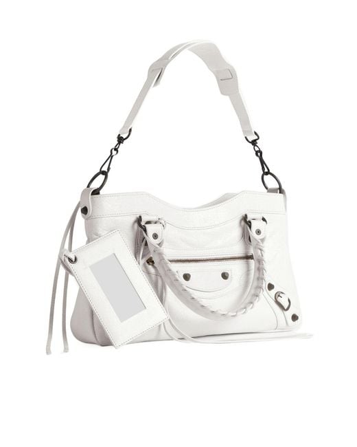 Balenciaga White Le City First Bag