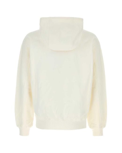 Casablanca White Cotton Sweatshirt for men