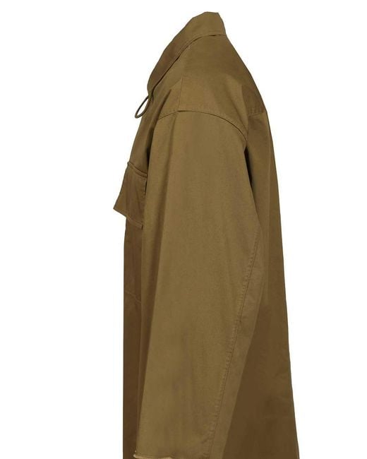 Céline Green Oversized Shirt for men