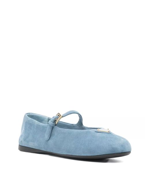 Prada Blue Low Shoes