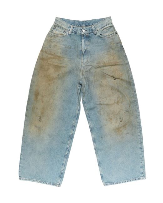 Acne Blue Rhinestone Jeans