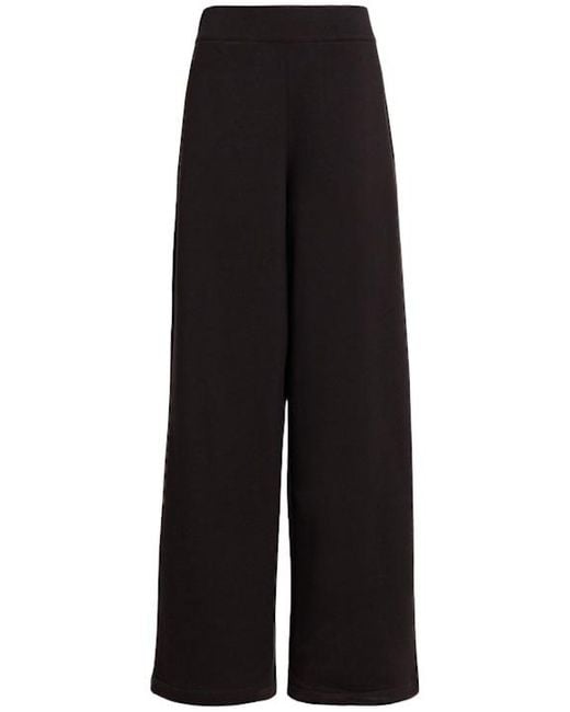 Lemaire Black Wool Blend Relaxed Large Pants