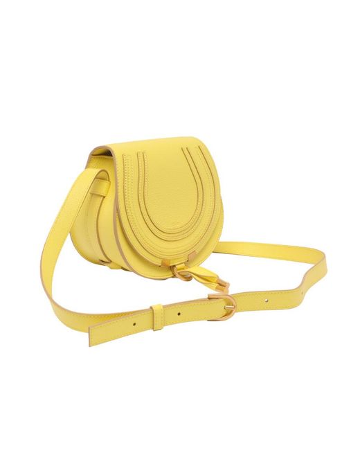 Chloé Natural Small Marcie Crossbody Bag