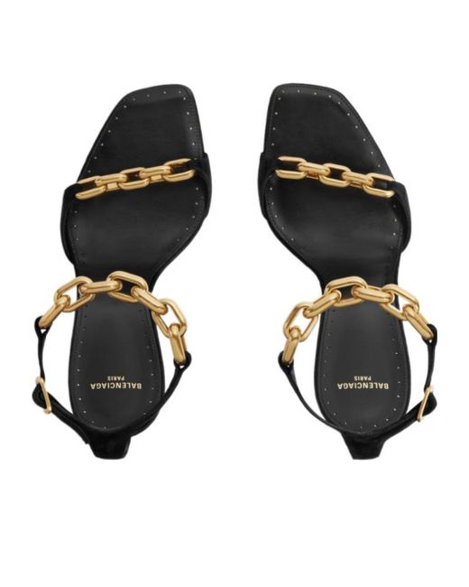 Balenciaga Black Duchesse Sandal