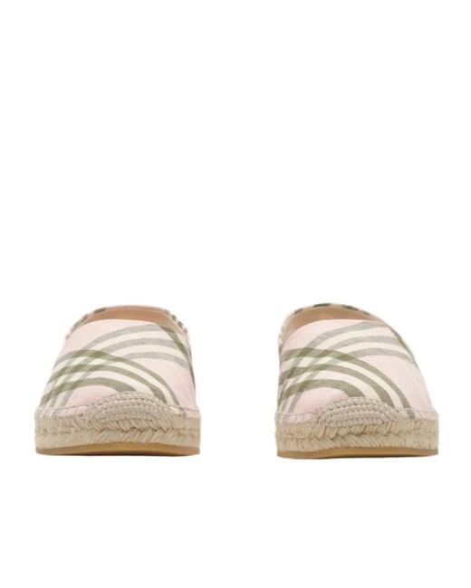 Burberry Natural Check Mews Espadrilles