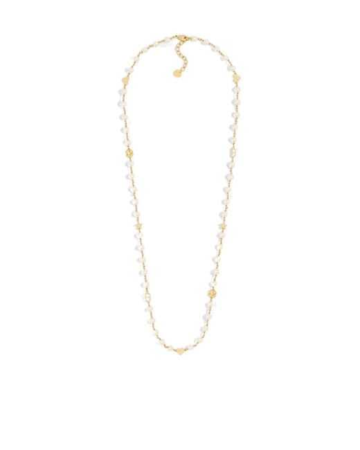 Dior White Collana Lunga Lucky