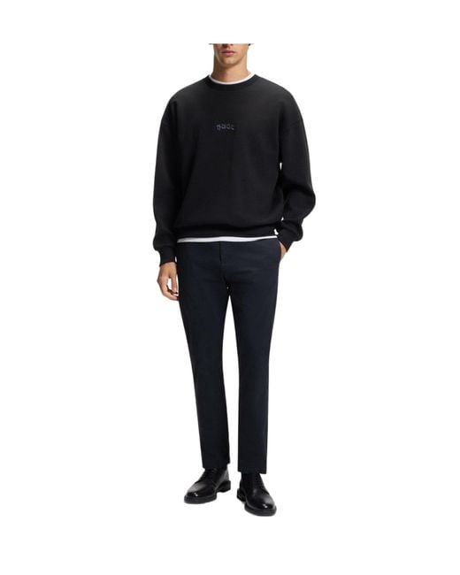 Boss Blue Casual Straightleg Pants for men