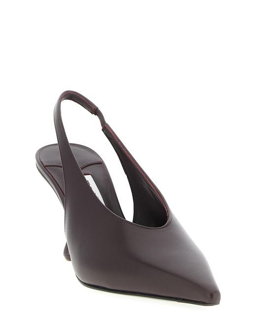 Jimmy Choo Brown Isa 80 Slingback Pointed-Toe Pumps