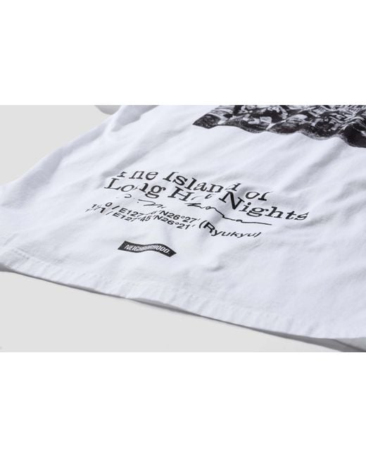Neighborhood White Short-Sleeved T-Shirt for men