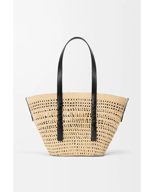 Loewe Natural Medium Braid Basket Bag