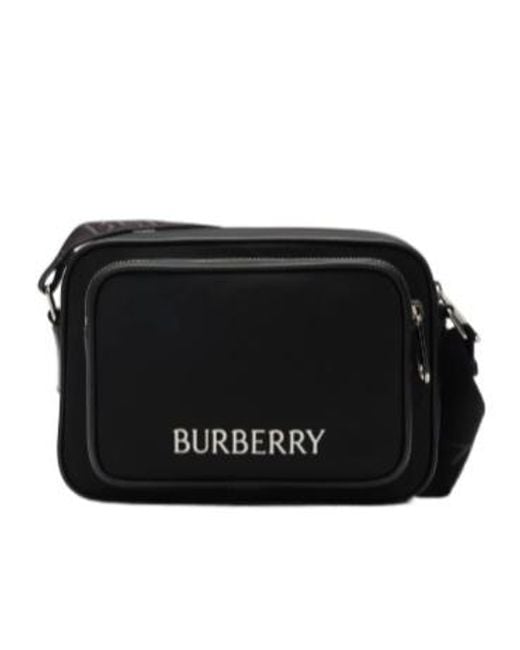 Burberry Black Paddy Zipped Messenger Bag for men