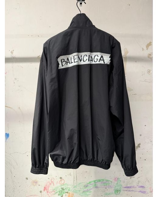 Balenciaga Black Light Jackets for men