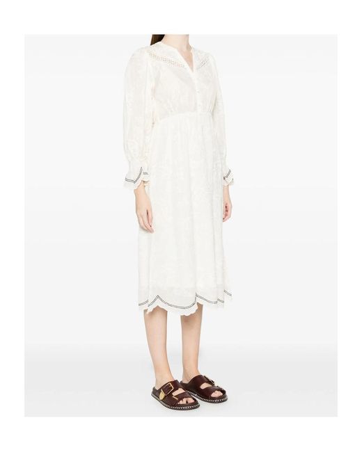 Ba&sh White Cutout Detail Dress